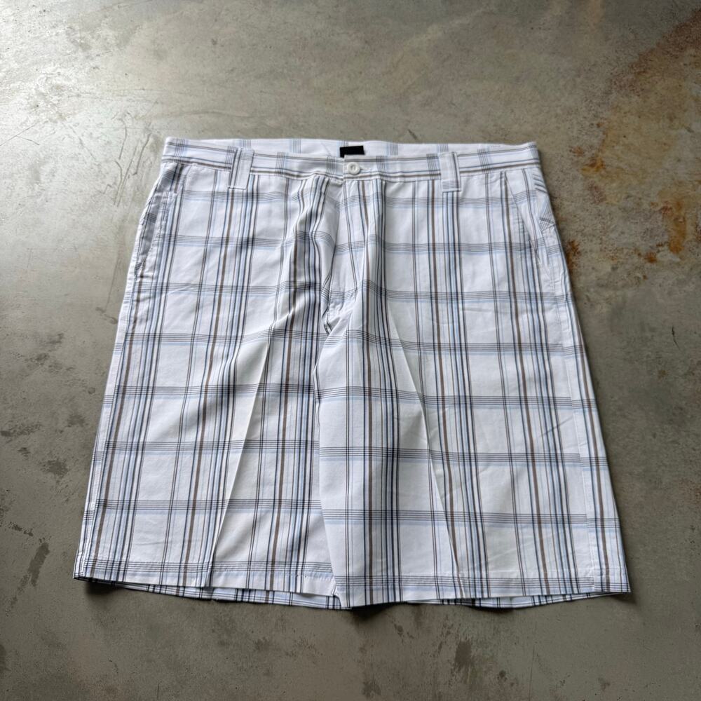 Vintage Y2K Burnside Loose Fit Plaid Hip Hop Lightweight Retro Shorts Size 40